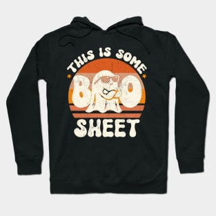 This Is Boo Sheet Ghost Retro Halloween Costume Men Women Hoodie